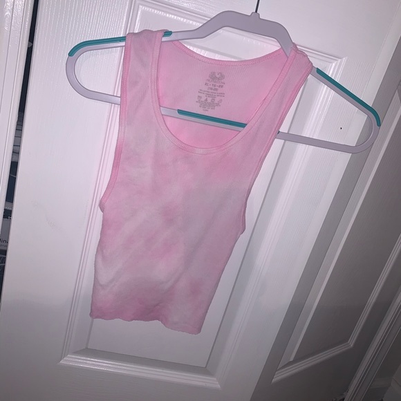 Tie Dye crop top (pink) - Picture 2 of 3
